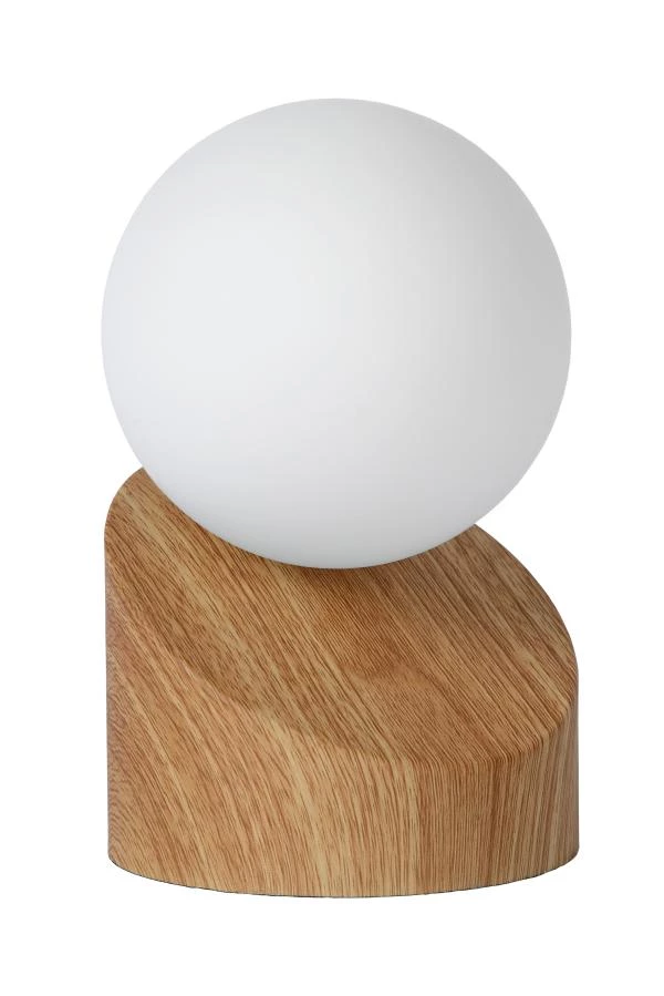 Lucide LEN - Table lamp - Ø 10 cm - 1xG9 - Light wood - turned off